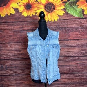 🎉ON SALE🎉Rock and Republic Tie dye Light blue Vest